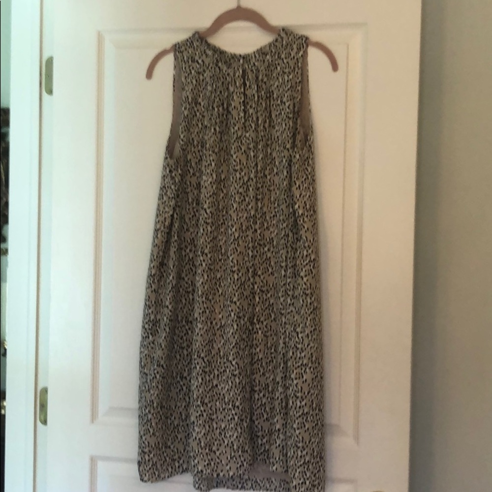 Banana Republic leopard print shift dress